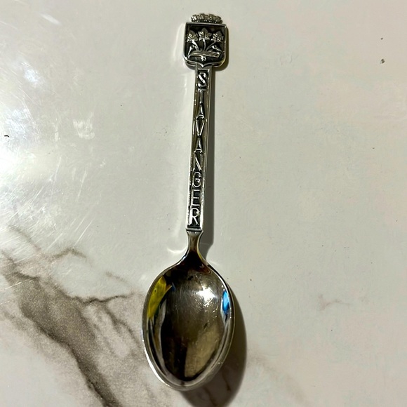 Vintage Stavanger Souvenir Silver Spoon 🥄 Polished From Trip to Norway. - Picture 1 of 6